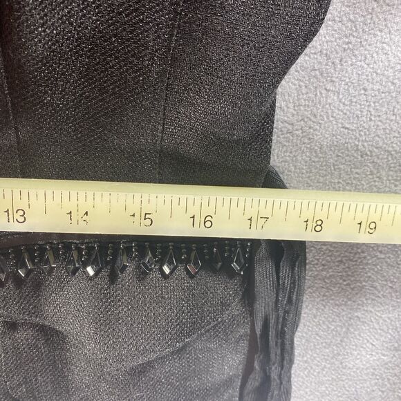 VTG My Boyfriends Back Women Blazer Jacket Med Studded Grunge Goth Punk Academia - Picture 8 of 13